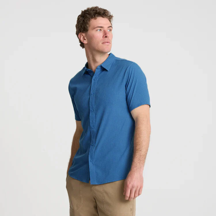 Bless Up Breathable Stretch Shirt - Steel Blue - Image 3