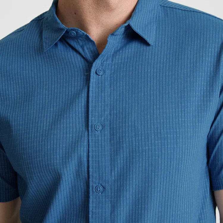 Bless Up Breathable Stretch Shirt - Steel Blue - Image 5