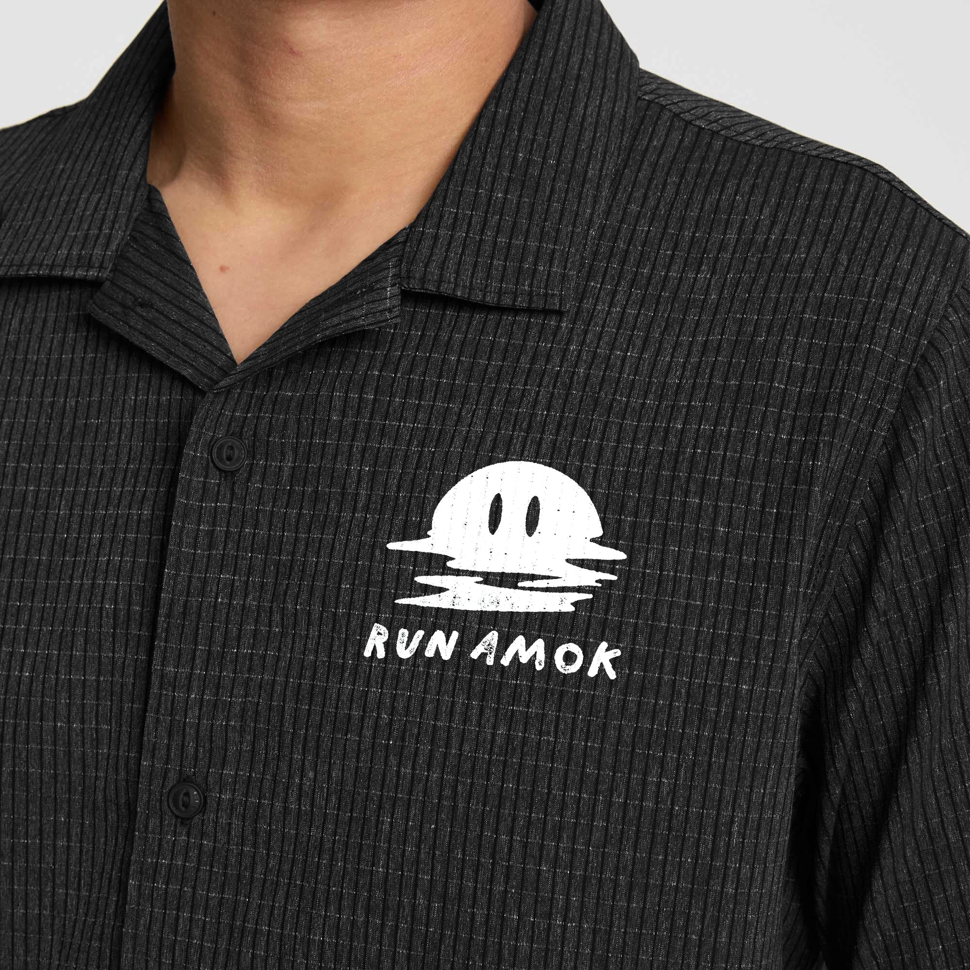 Bless Up Trail Button Up Shirt - Black - Image 5