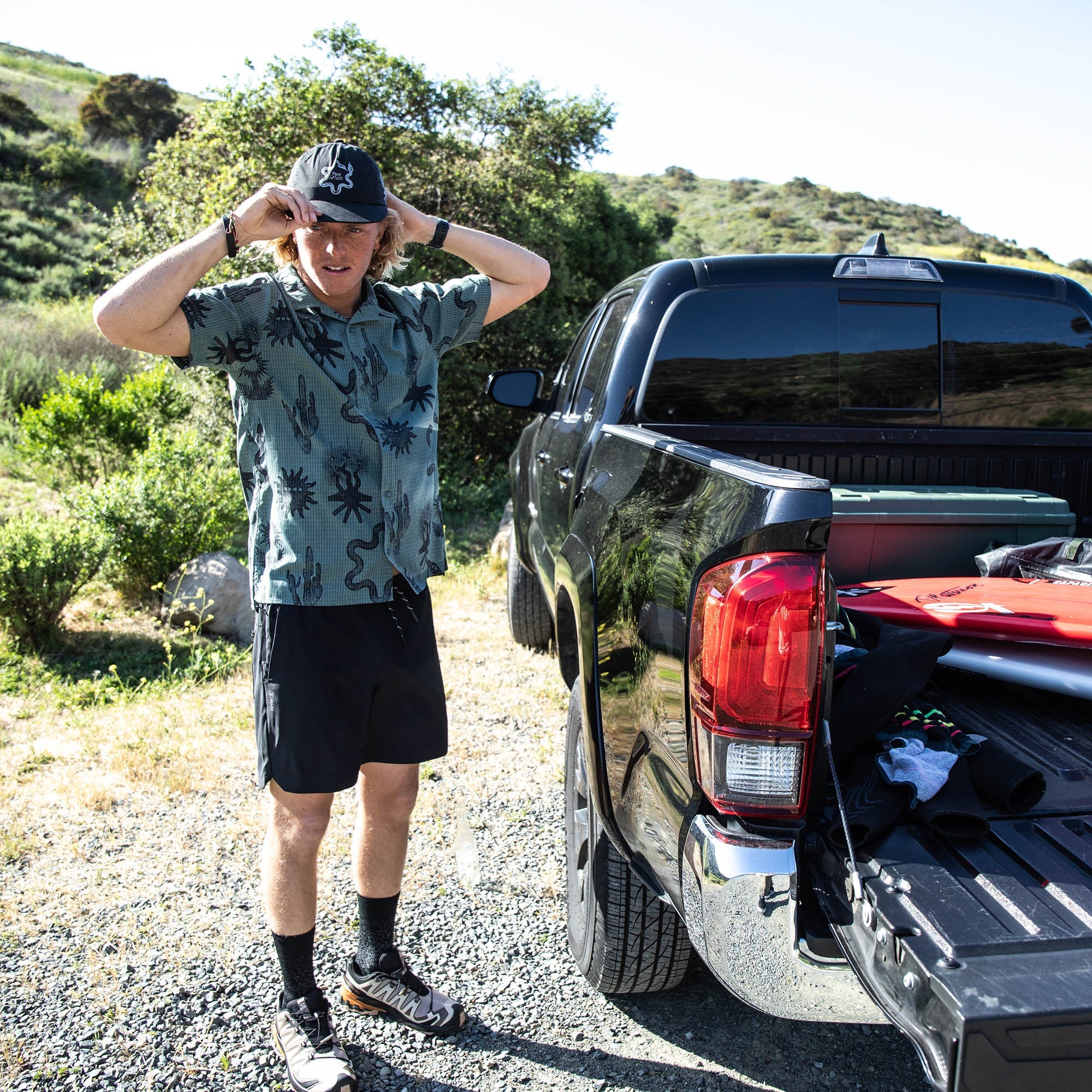 Bless Up Trail Button Up Shirt - Forest - Image 9