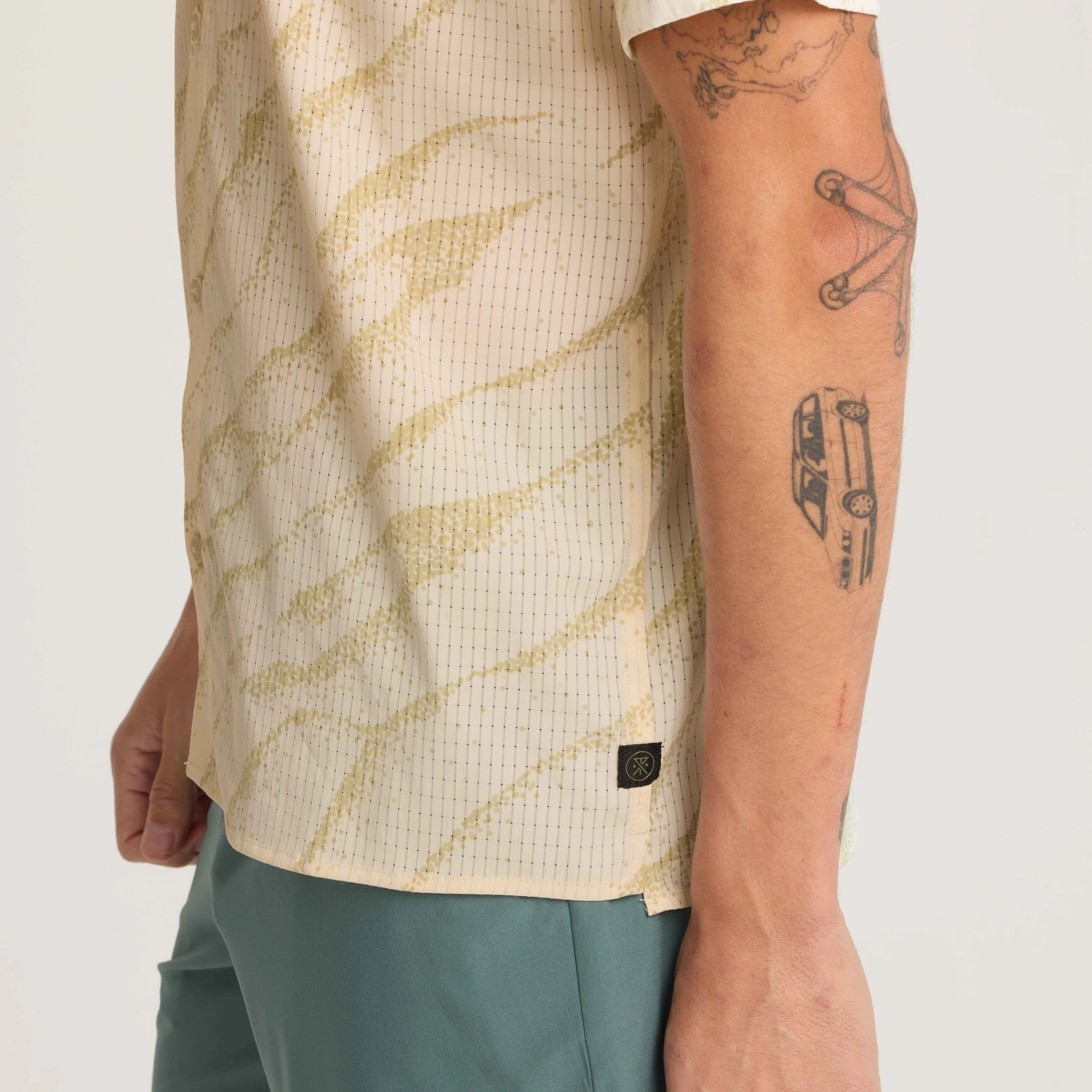 Bless Up Trail Button Up Shirt - Ivory - Image 7