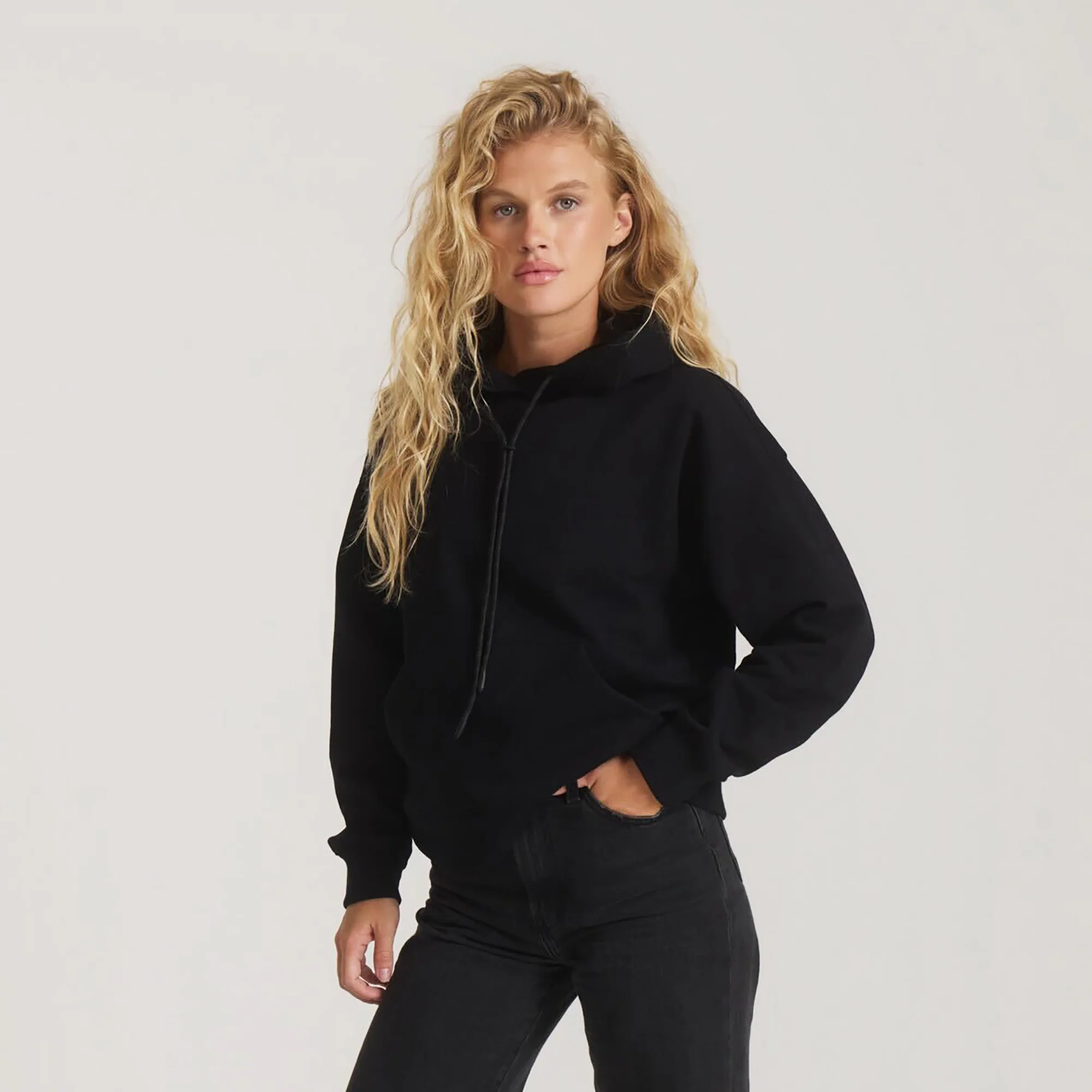 Bolo Fleece Hoodie - Black - Image 3