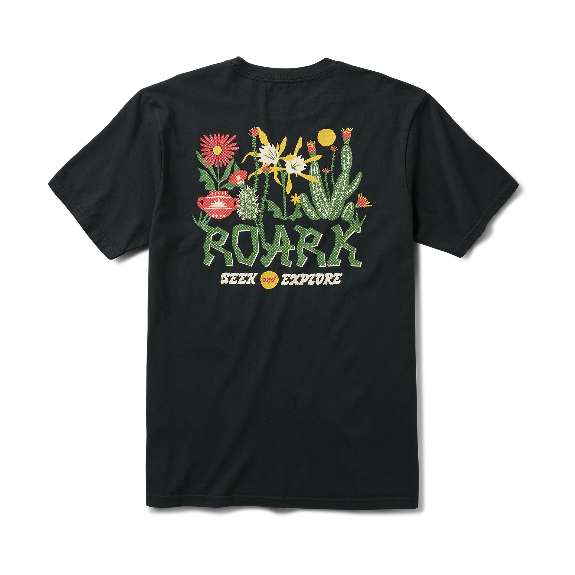 Cactus Garden Premium Tee - Black
