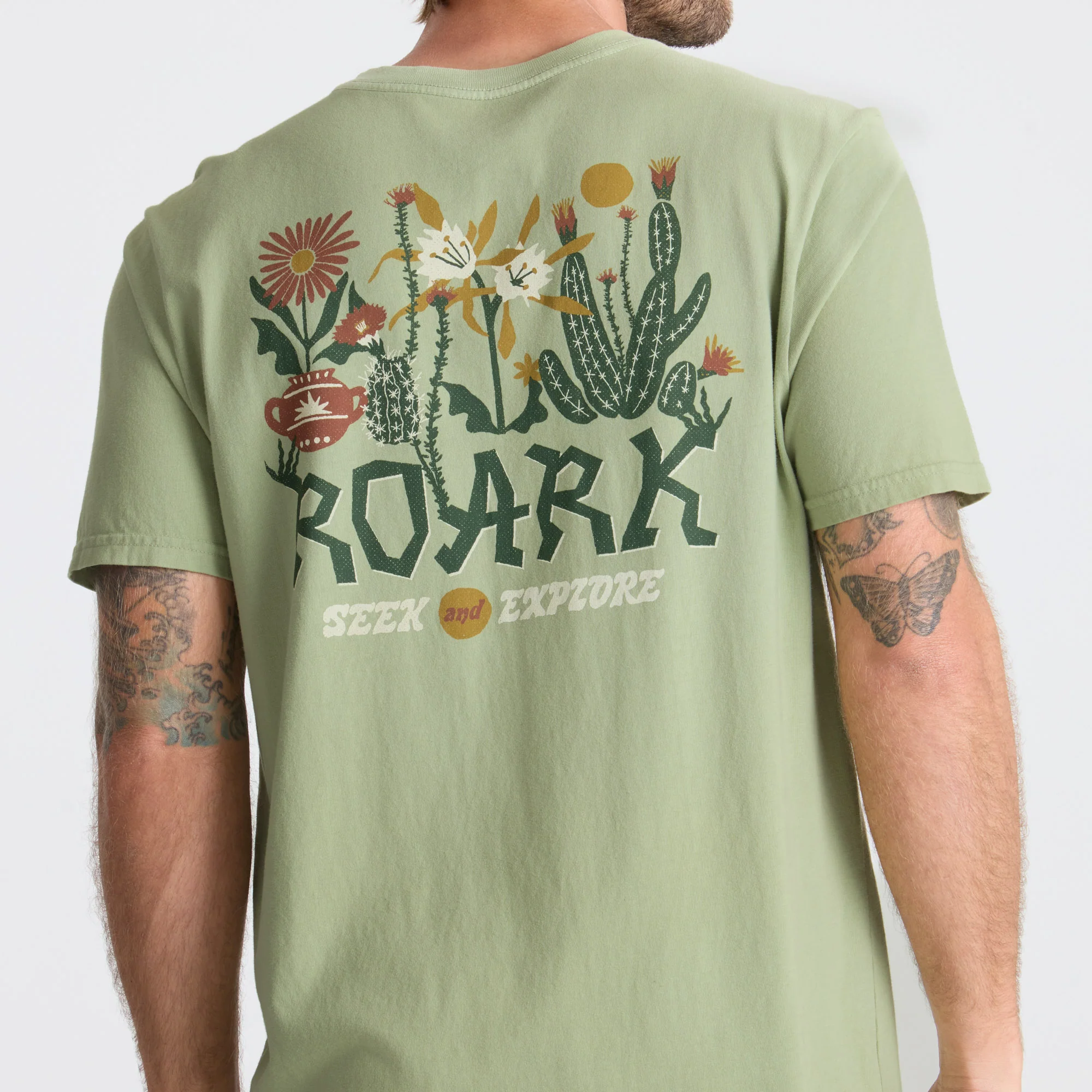 Cactus Garden Premium Tee - Seafoam - Image 8