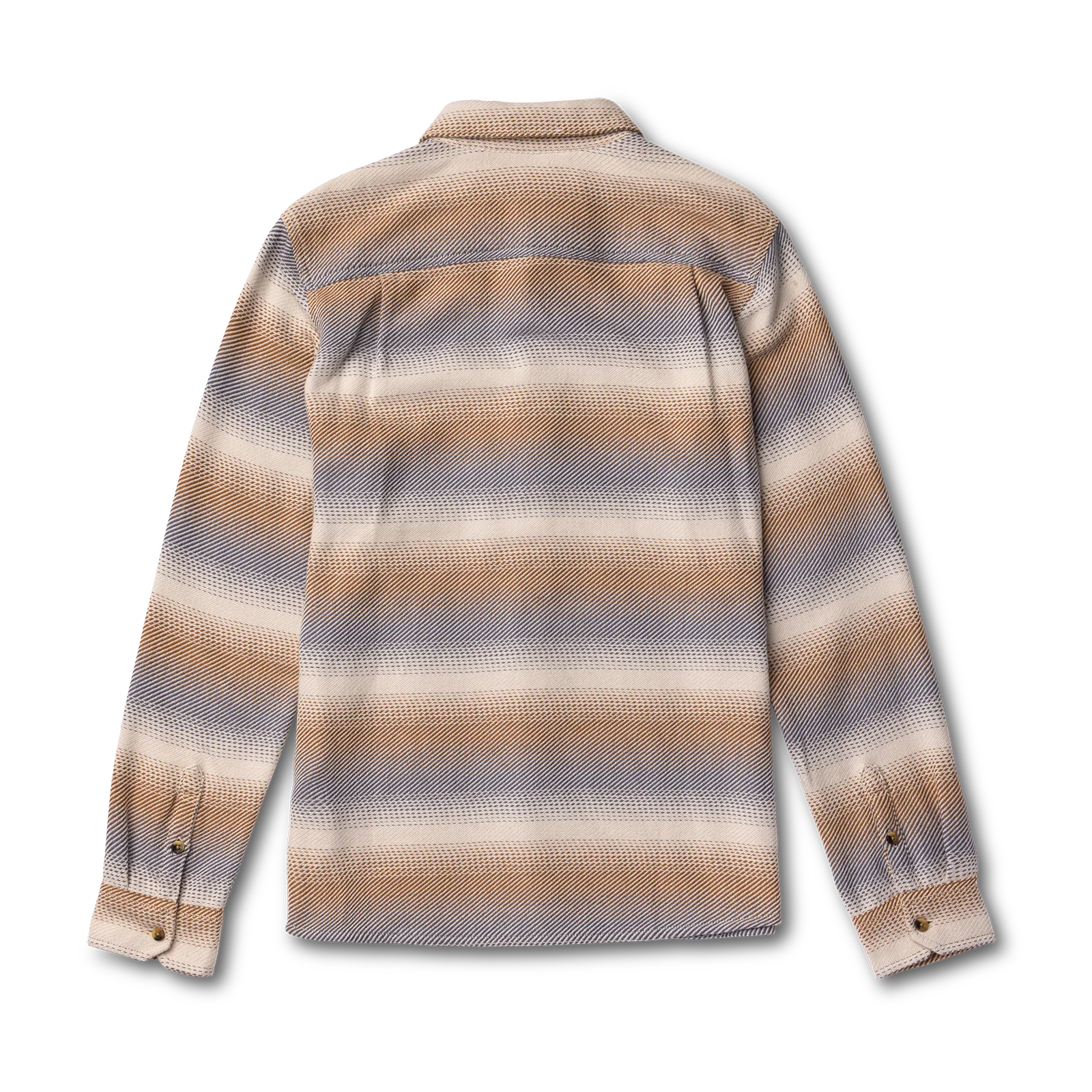 Crossroads Organic Cotton Flannel - Stripe Bone - Image 9