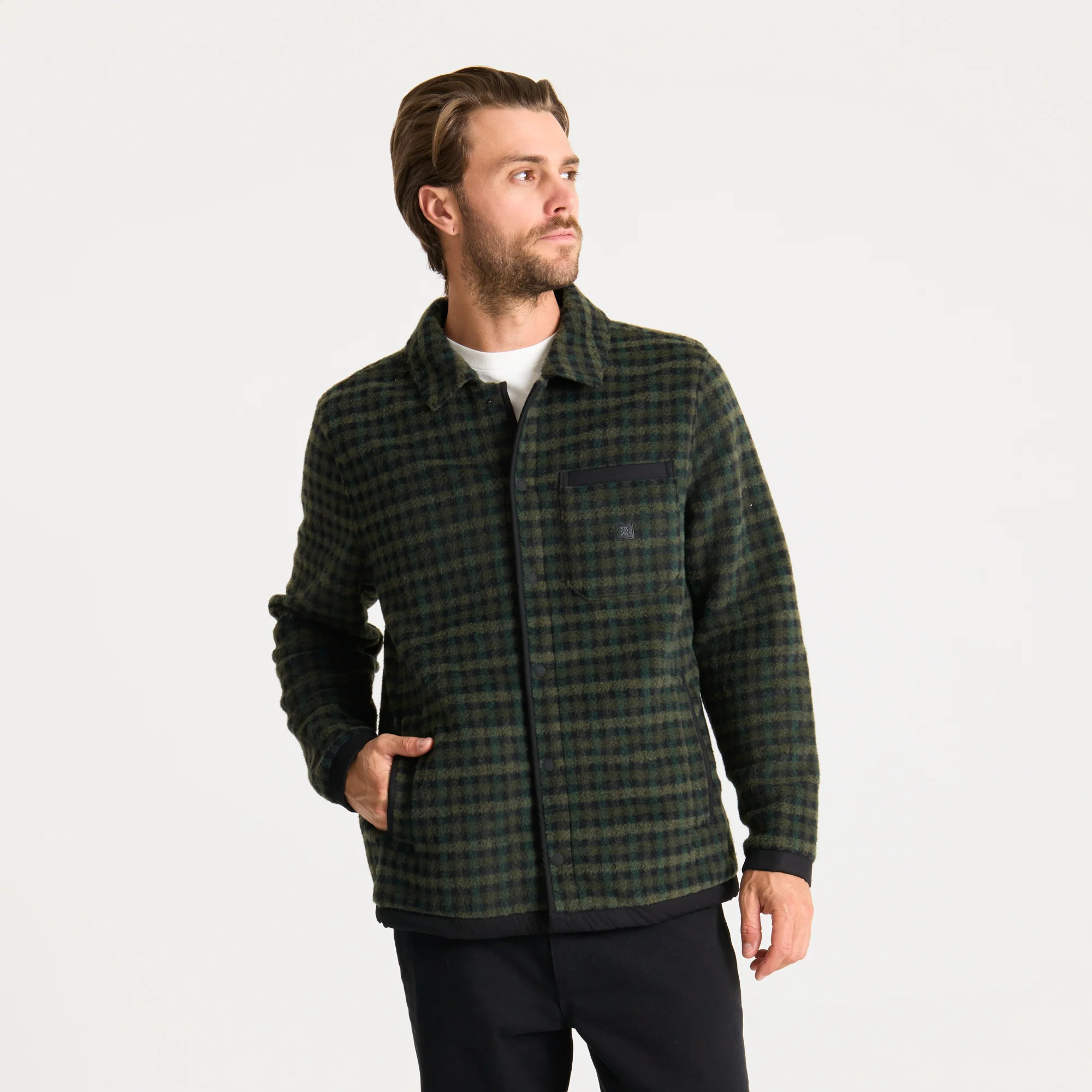Ember Overshirt Jacket - Dark Forest - Image 2
