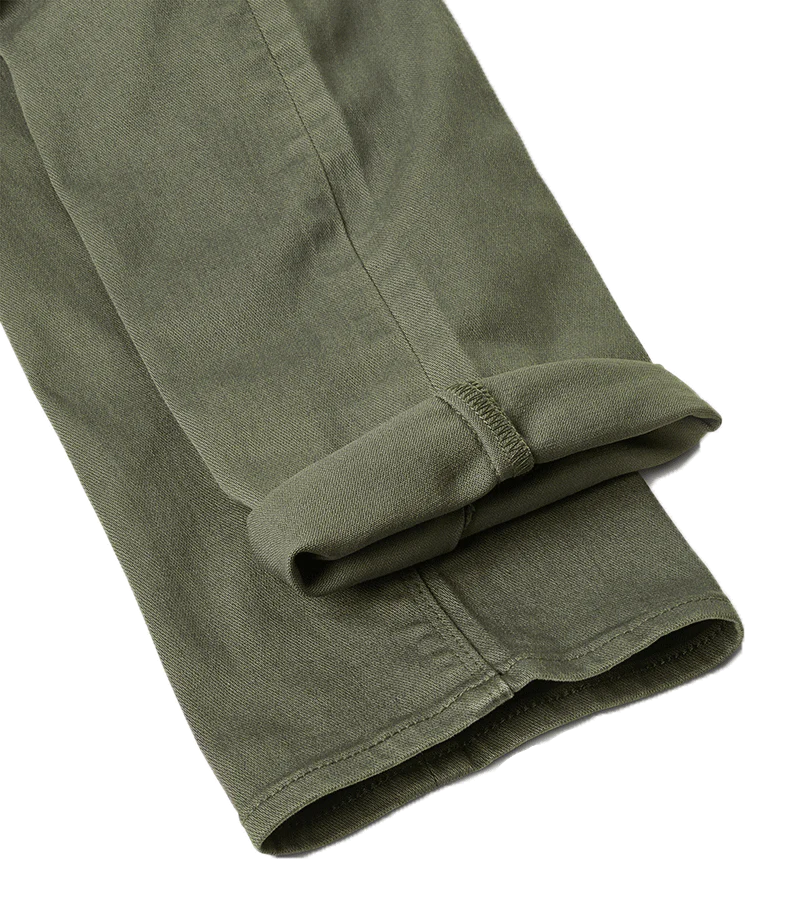 HWY 133 Slim Straight Broken Twill Jeans - Military - Image 10