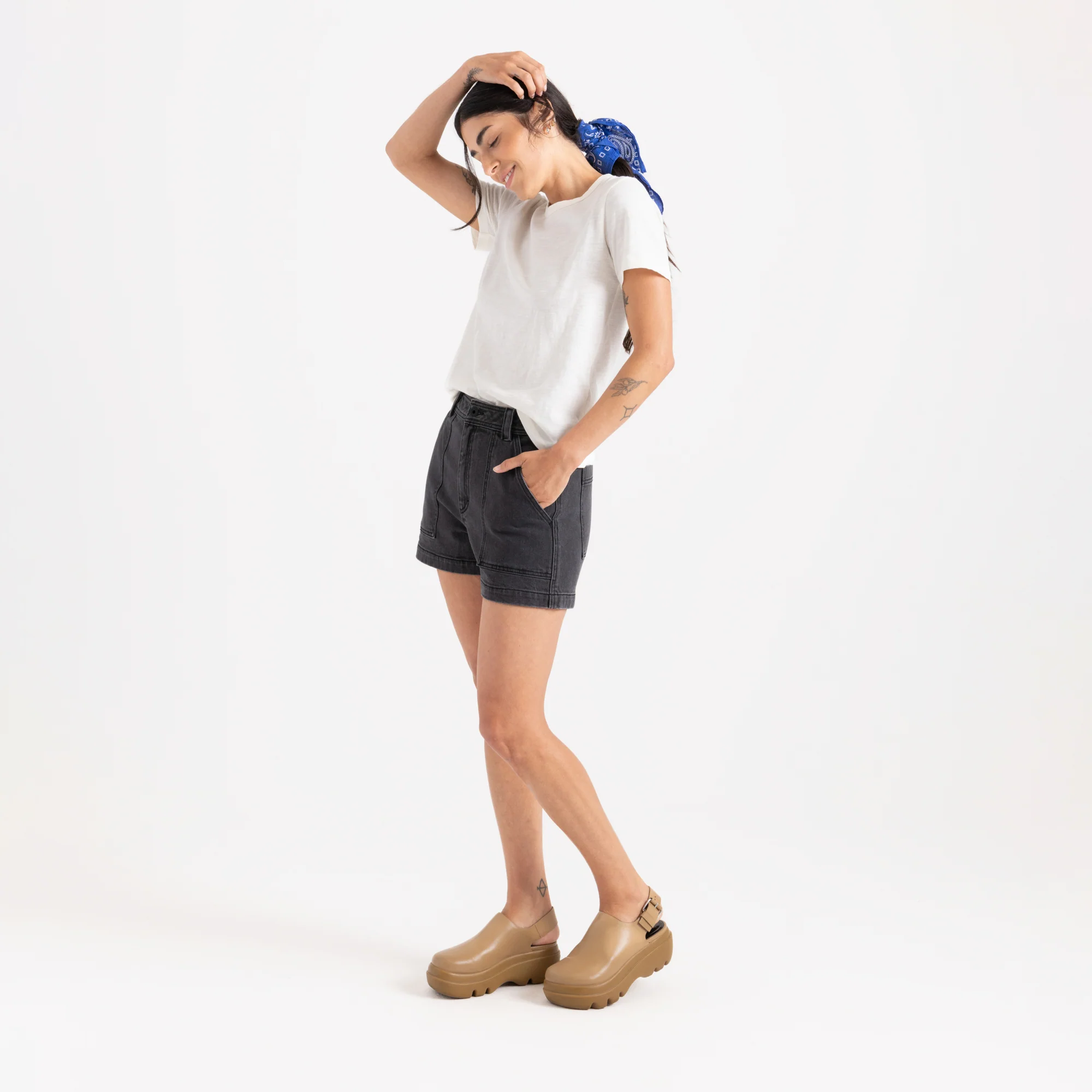 HWY Shorts - Faded Black - Image 4