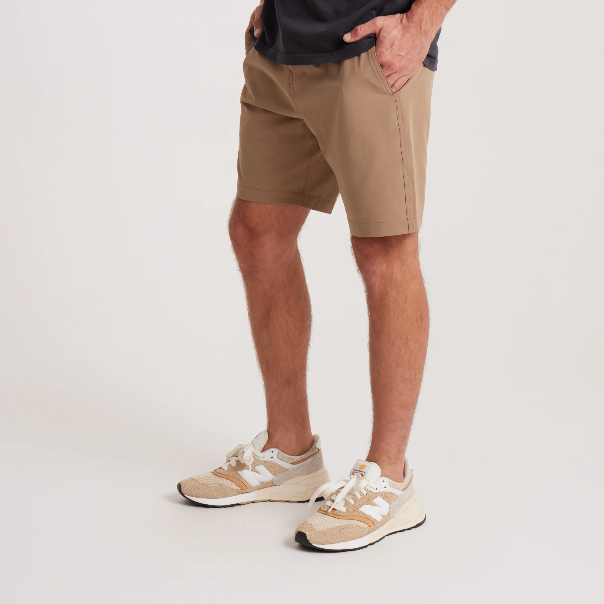 Hytide Hybrid 18.5" Shorts - Dark Khaki - Image 7