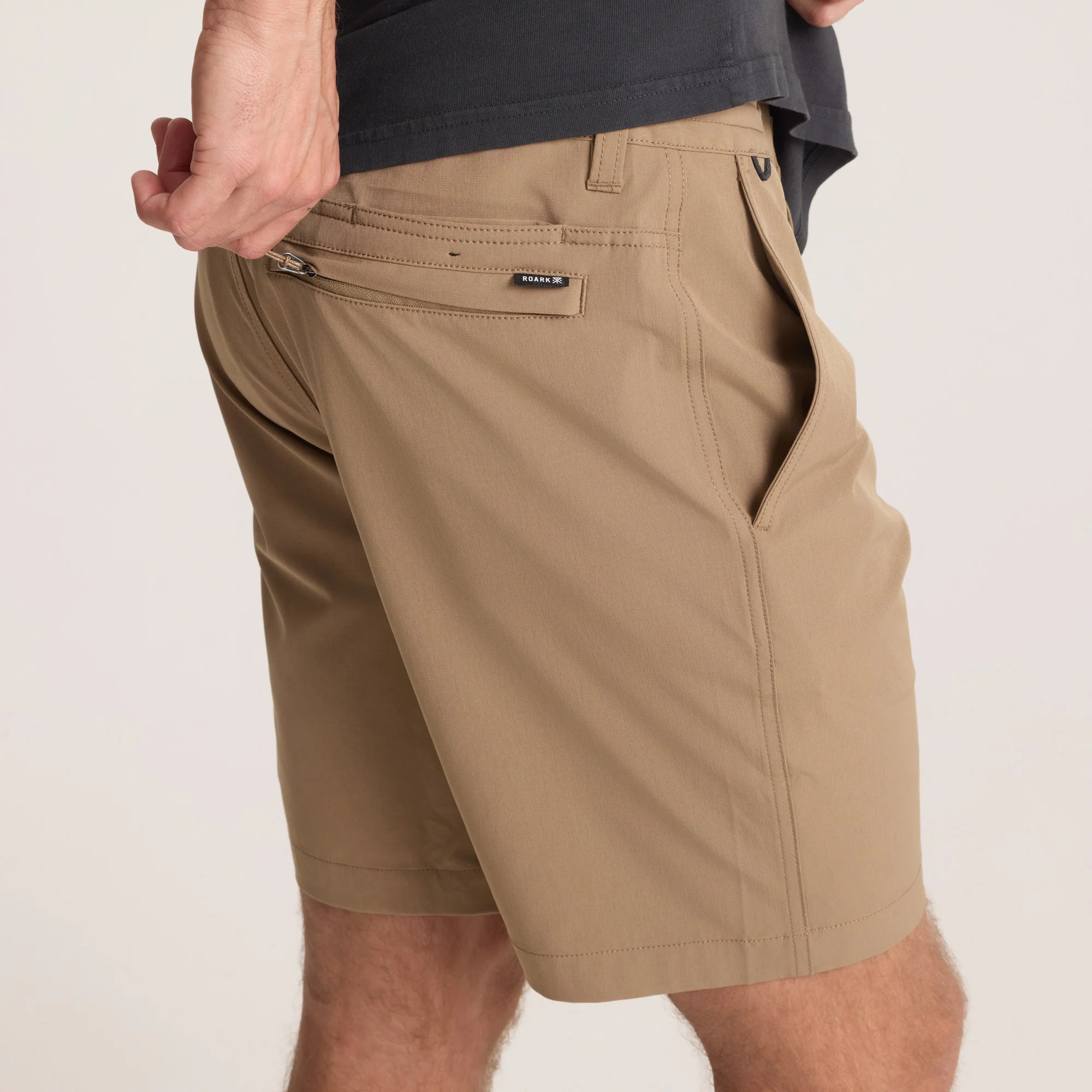 Hytide Hybrid 18.5" Shorts - Dark Khaki - Image 9