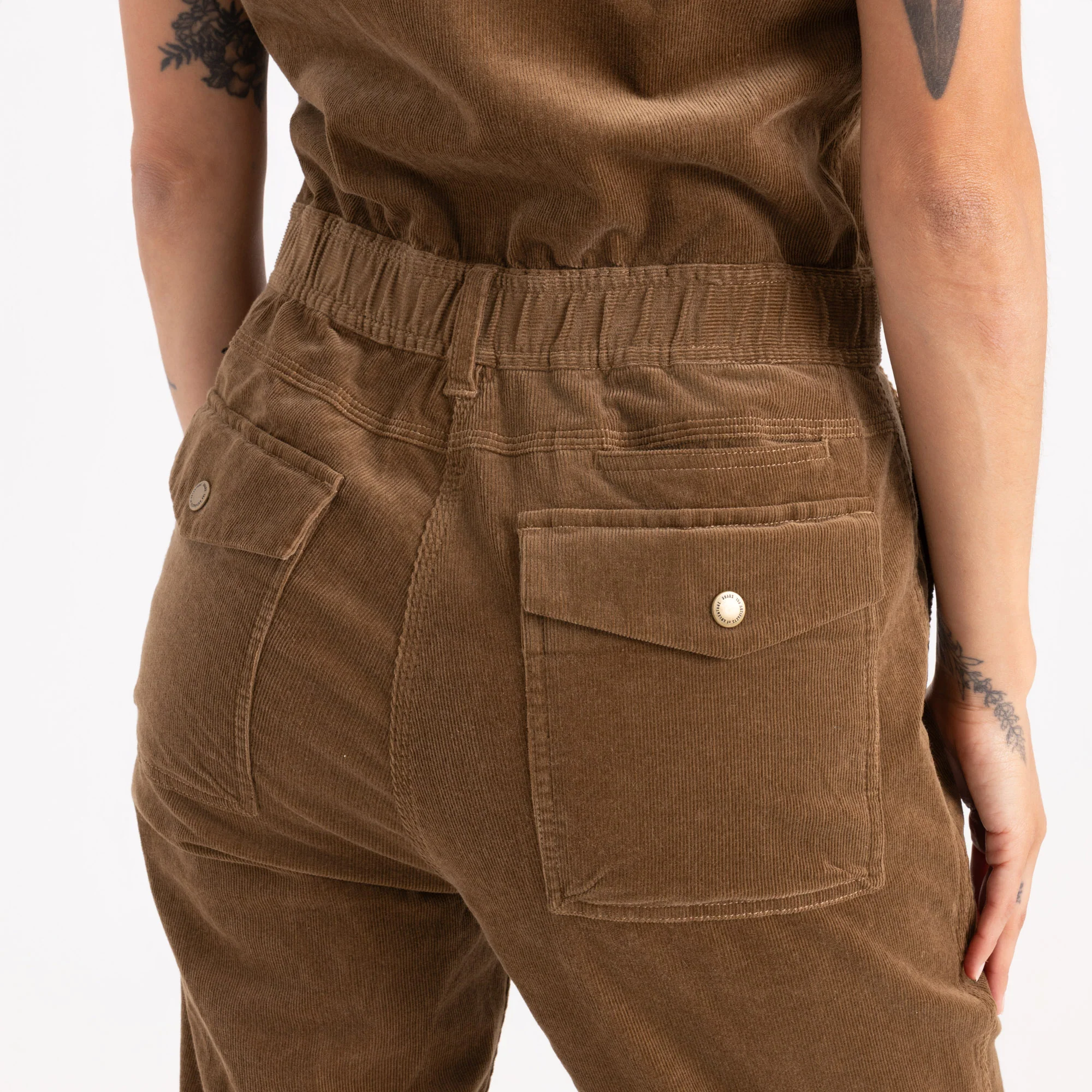 Layover Cord Jumpsuit - Otter - Image 6