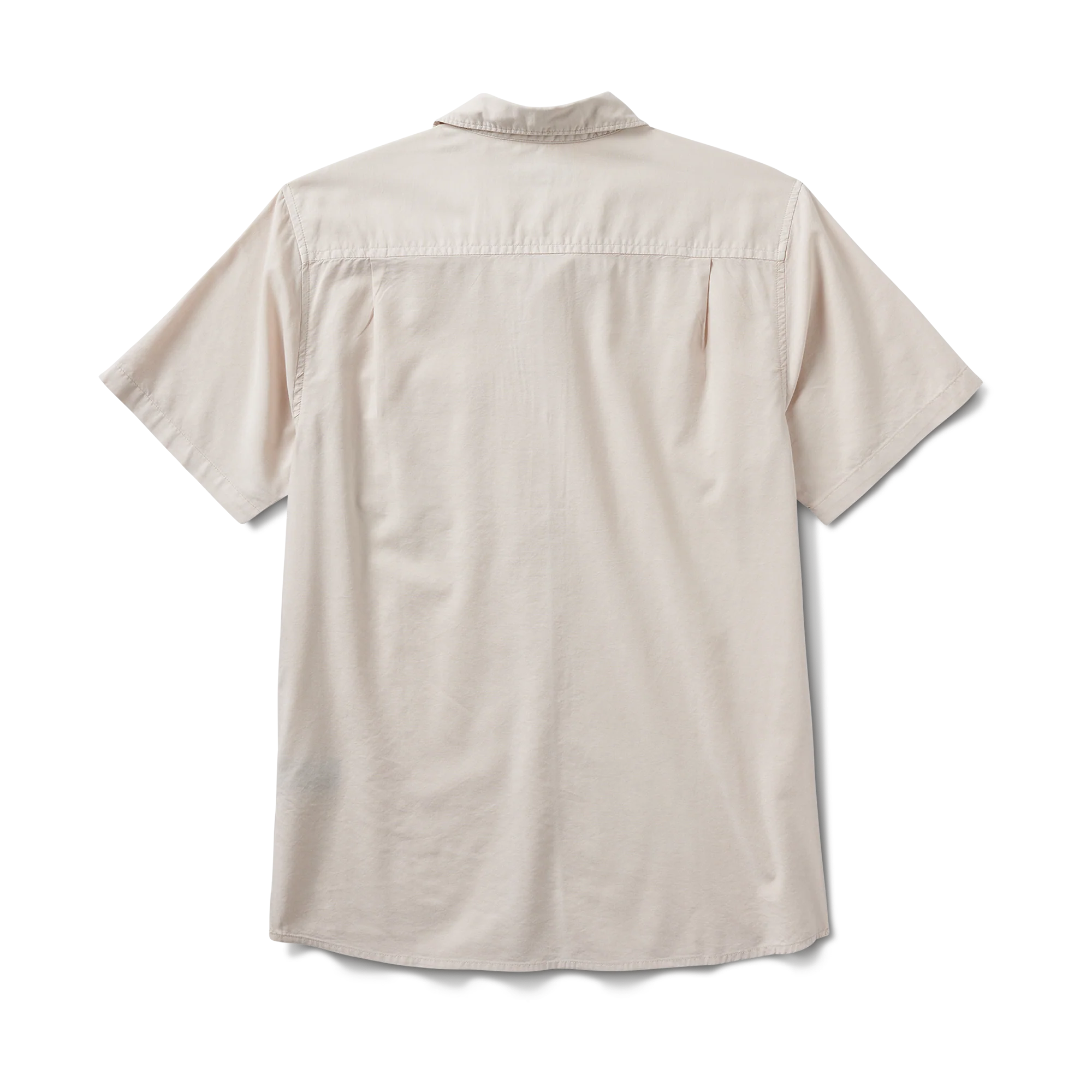 Made To Fade Short Sleeve Button Up Shirt - Washed Bone - Image 6