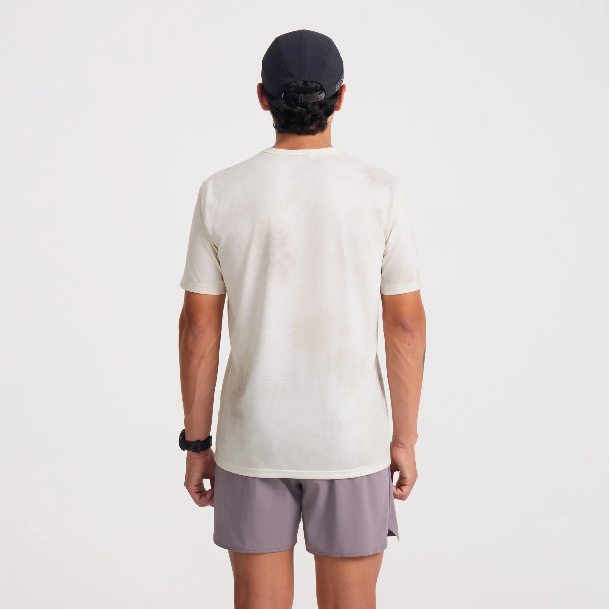 Mathis Active Tie Dye Pocket Short Sleeve Tee - Unbleached Tie Dye - Image 6