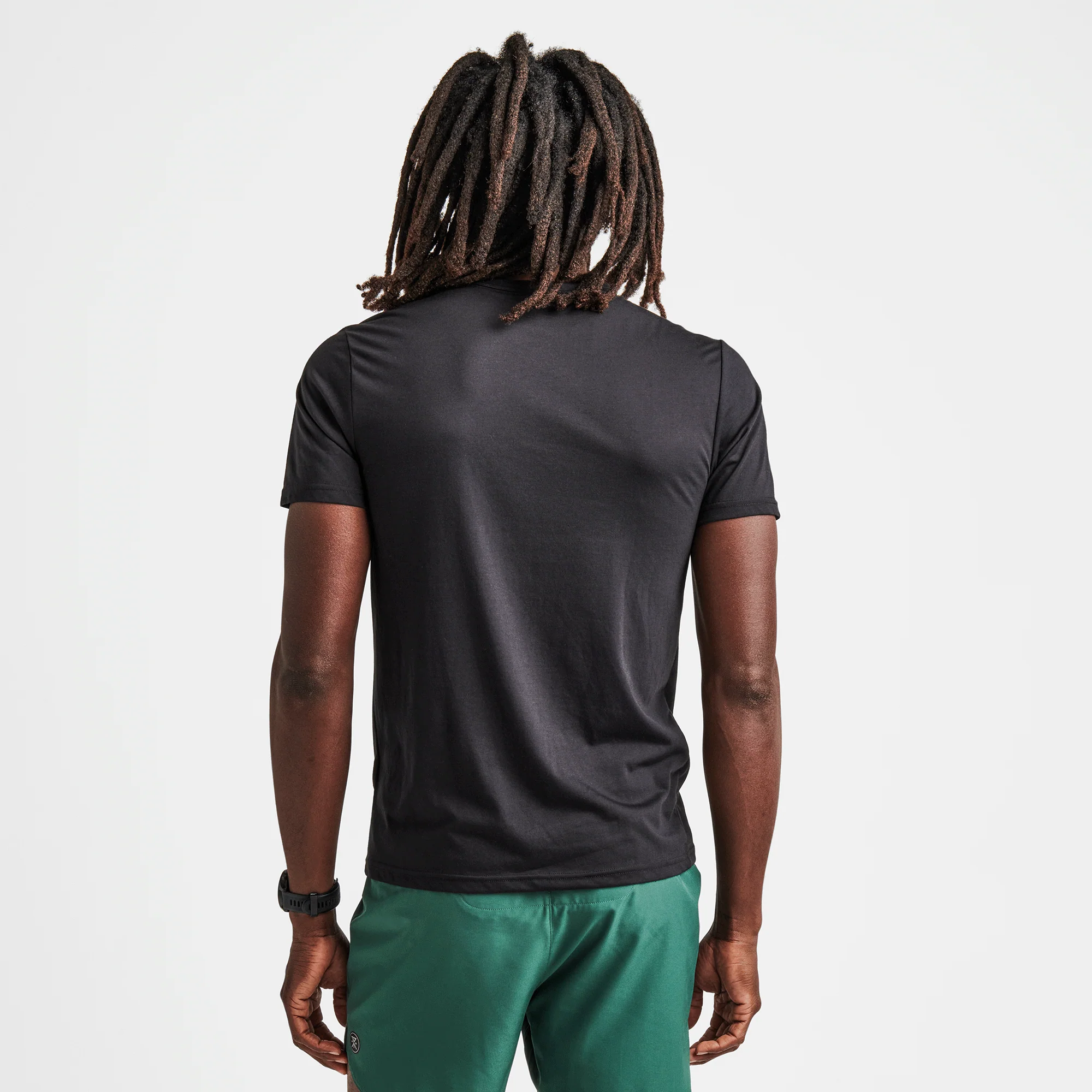 Mathis Core Short Sleeve Active Tee - Black - Image 2