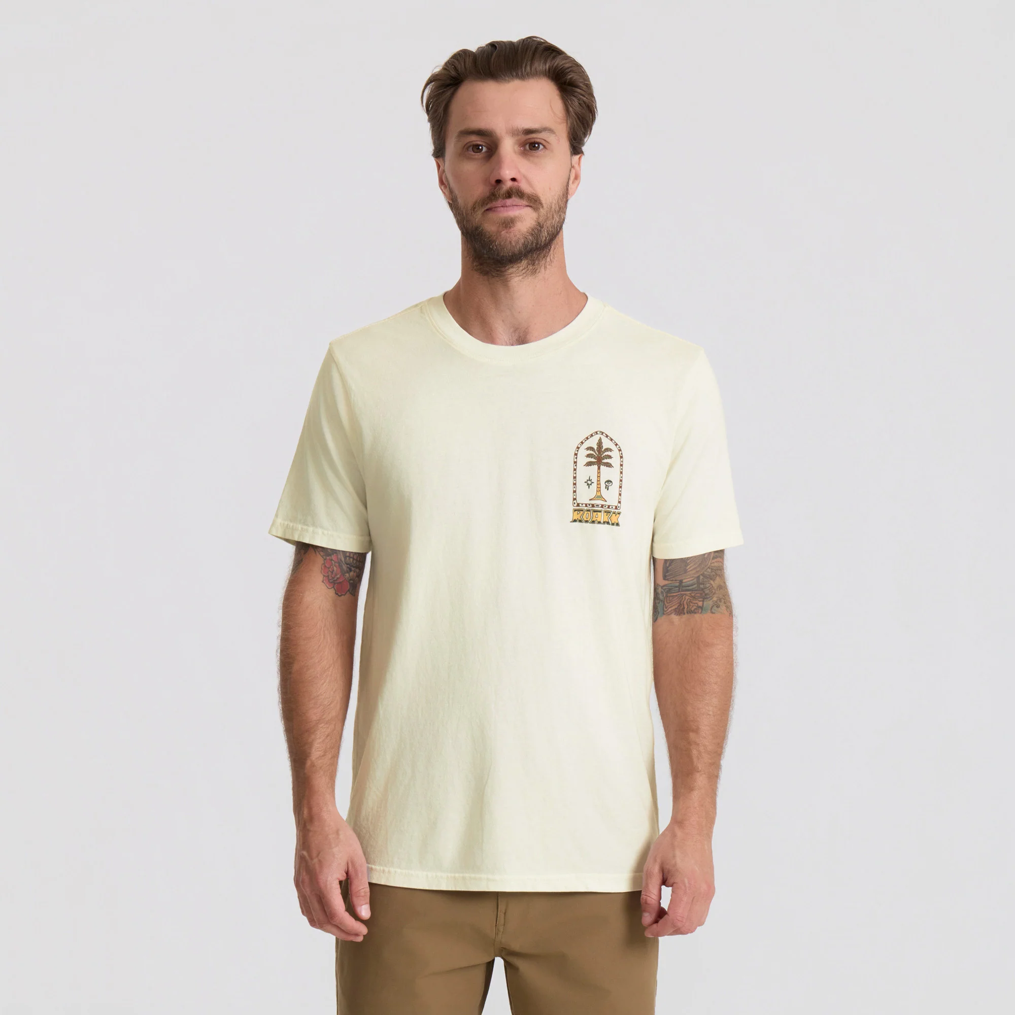 Augs Palm Premium Tee - Off White - Image 2