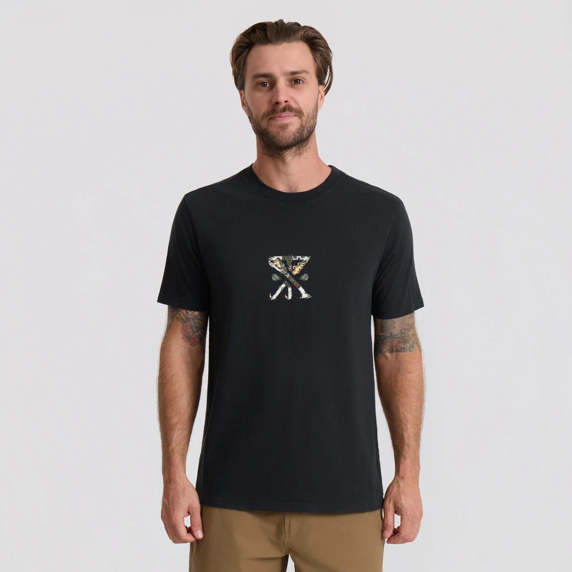 Augs Safe Camp Premium Tee - Washed Black - Image 5