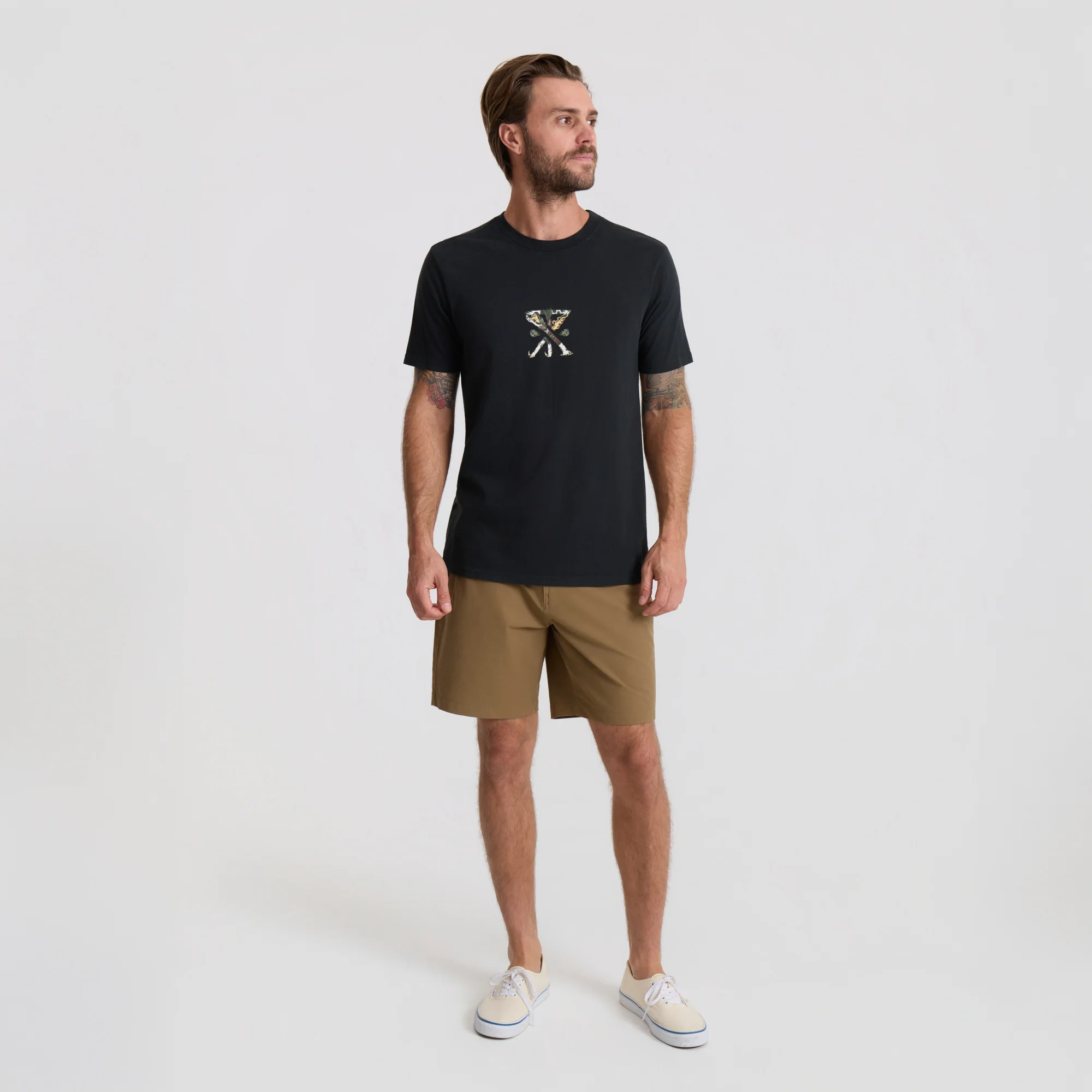 Augs Safe Camp Premium Tee - Washed Black - Image 6