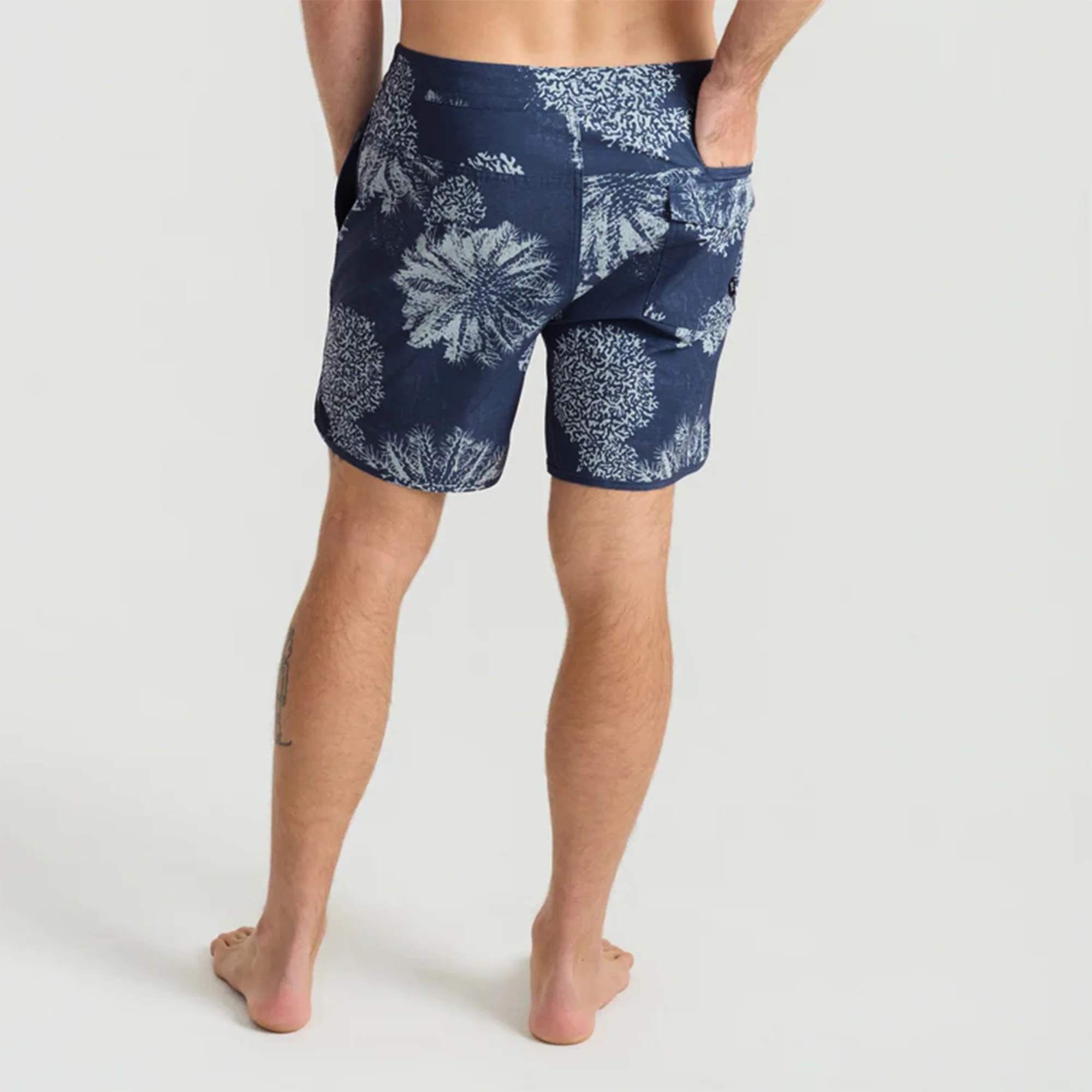 Chiller Scallop 17" Boardshorts - Navy - Image 4
