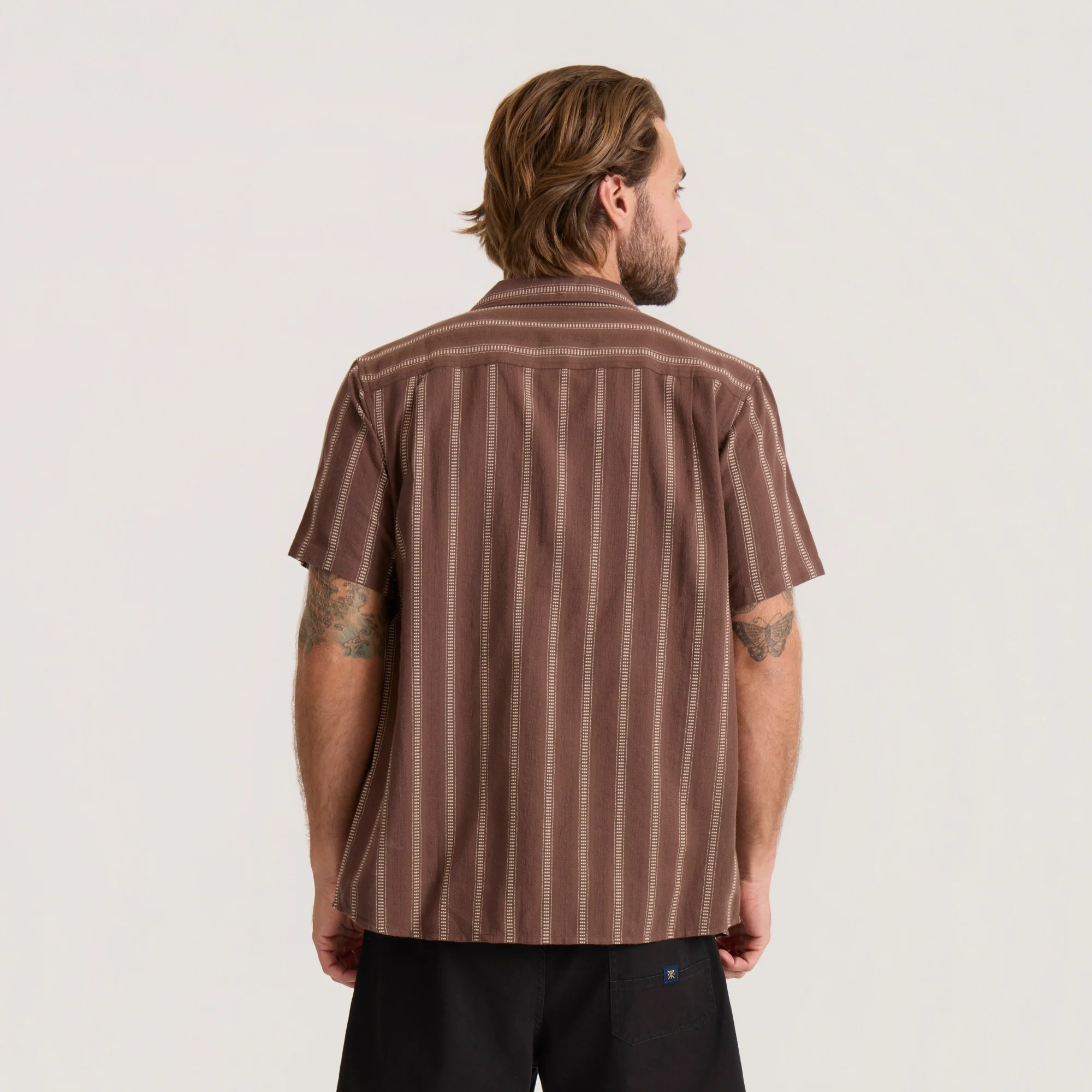 Crosswinds Button Up Shirt - Coco Bean - Image 3