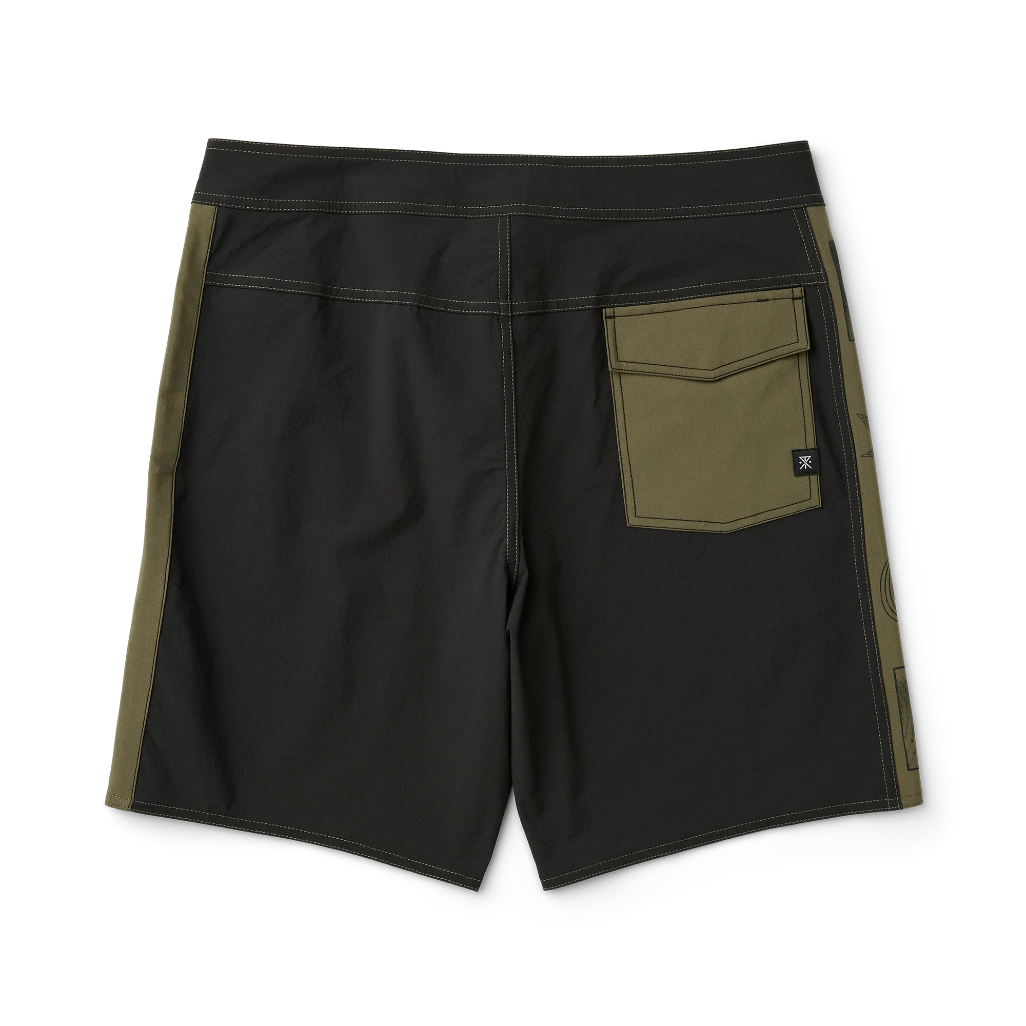 Passage Panel 18.5" Boardshorts - Black - Image 6