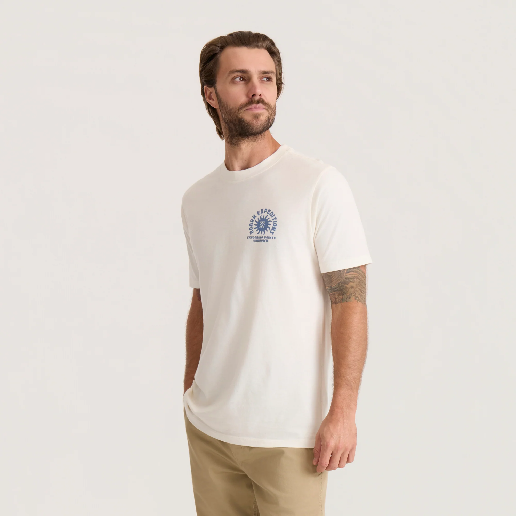 Points Unknown Premium Tee - Off White - Image 3