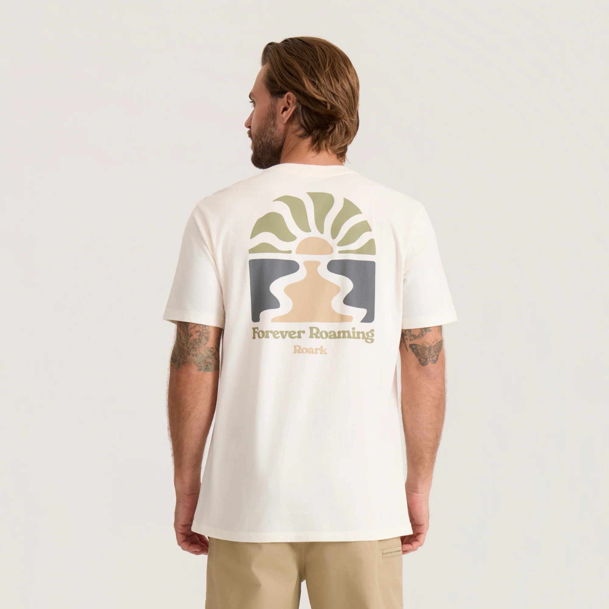 Roaming Premium Tee - Off White - Image 4