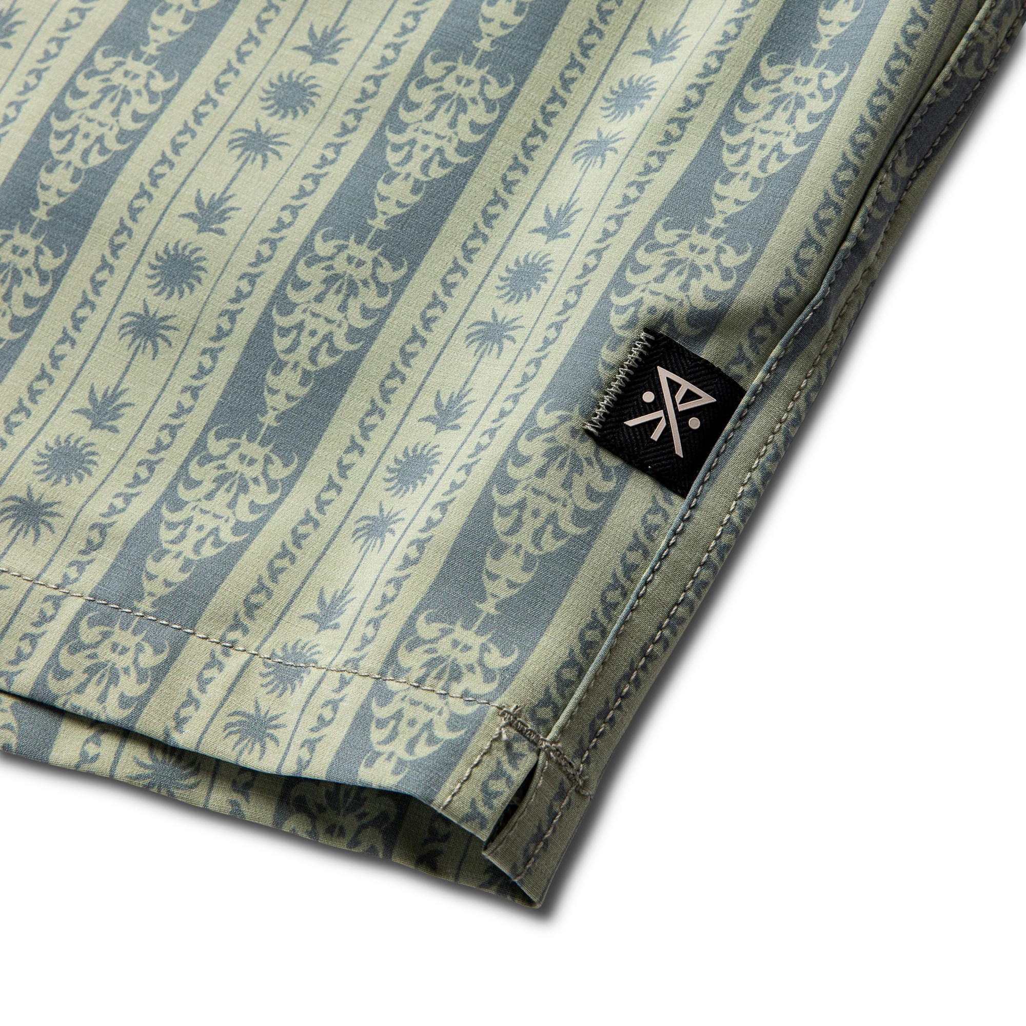 Shorey 16" Trunks - Stripe Sea Foam - Image 8