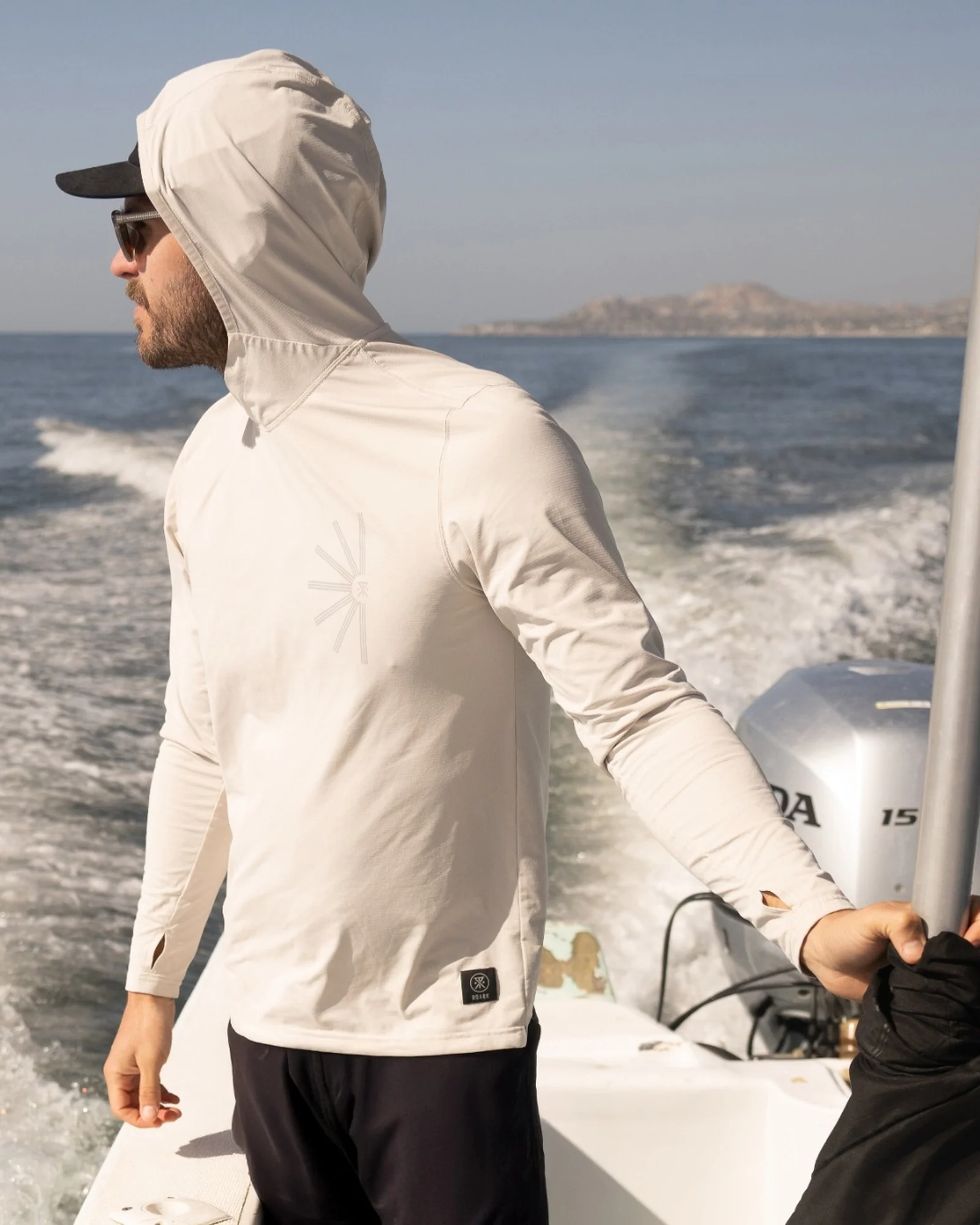 Venture UPF Hoodie - Off White - Image 4