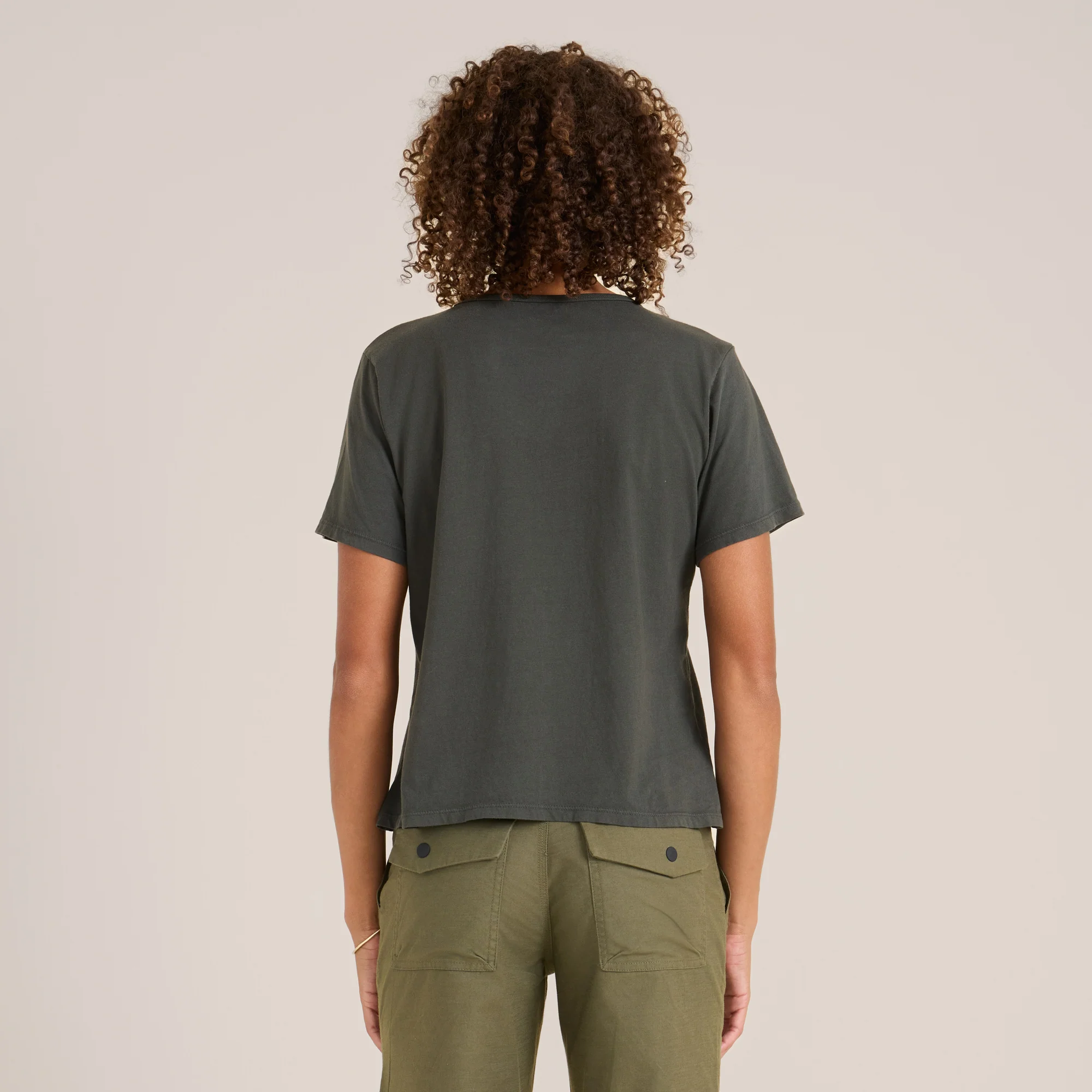 Open Roads Everyday Premium Tee - Dark Military - Image 3
