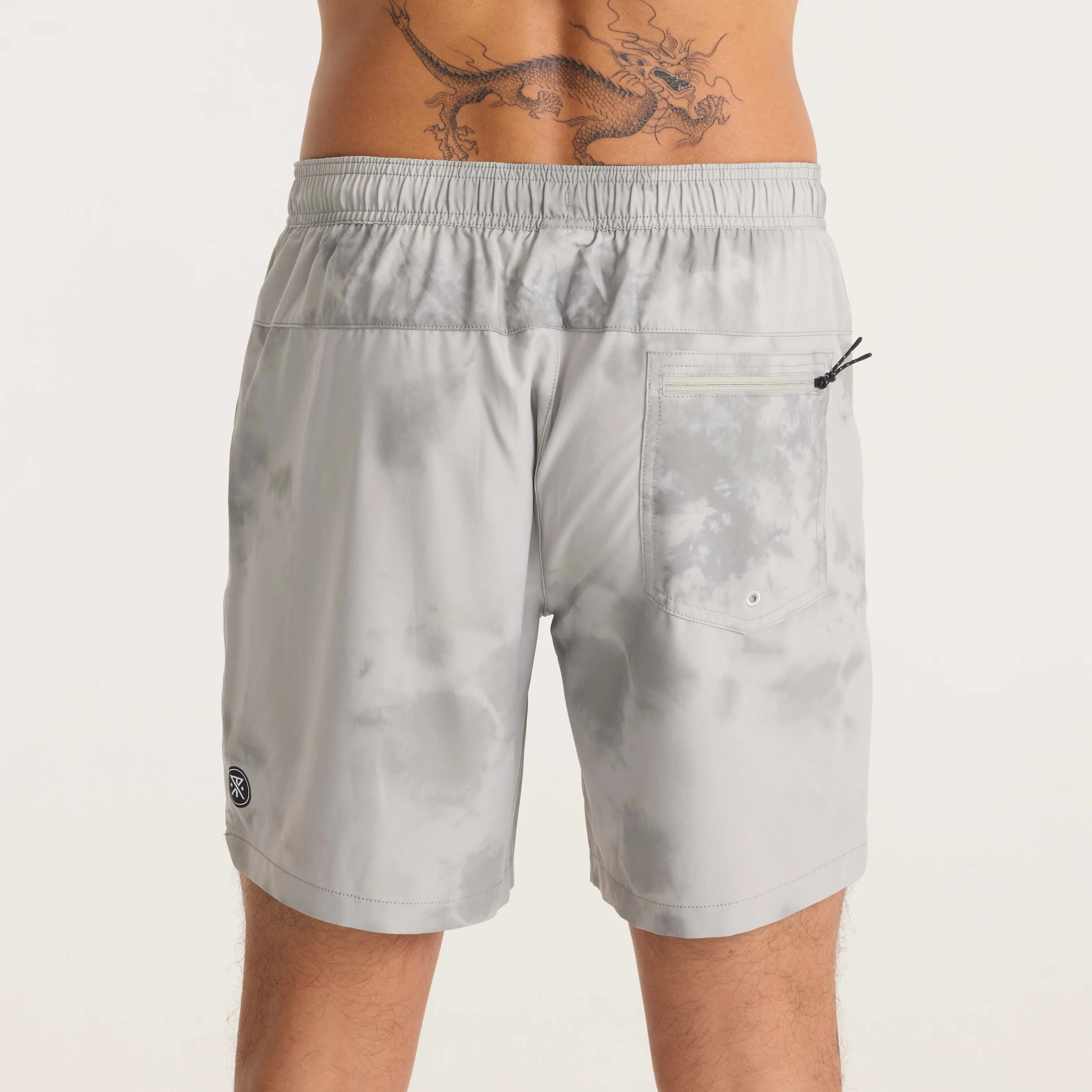Serrano 7" Active Stretch Shorts - Ghost Grey - Image 4