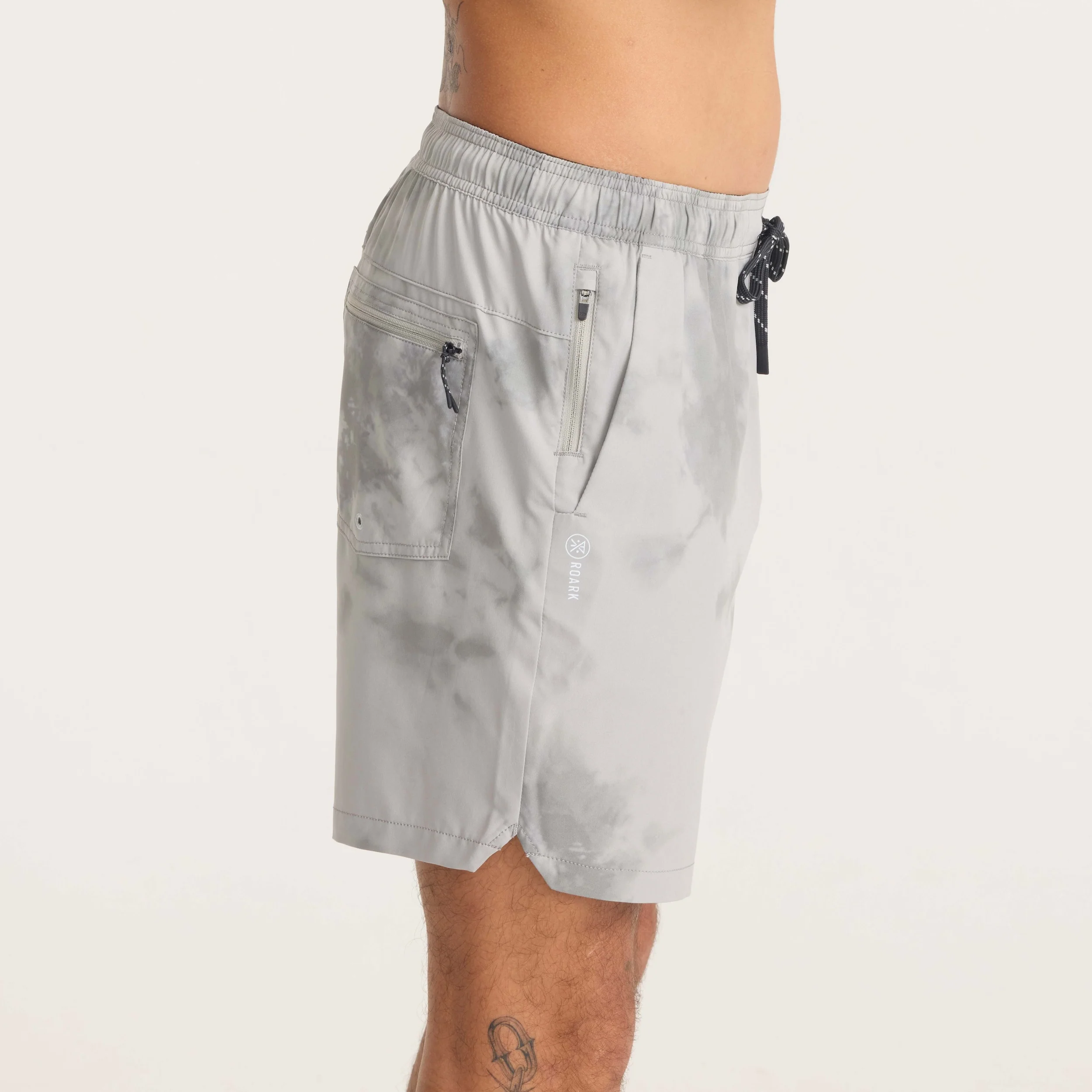 Serrano 7" Active Stretch Shorts - Ghost Grey - Image 5